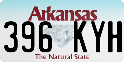 AR license plate 396KYH