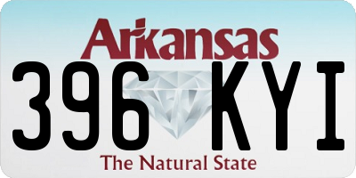 AR license plate 396KYI