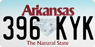 AR license plate 396KYK