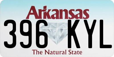 AR license plate 396KYL