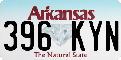 AR license plate 396KYN