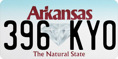 AR license plate 396KYO