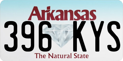 AR license plate 396KYS