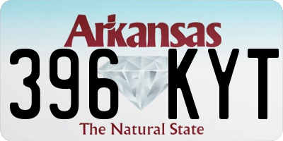 AR license plate 396KYT