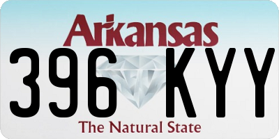 AR license plate 396KYY