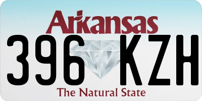 AR license plate 396KZH