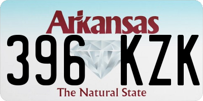 AR license plate 396KZK
