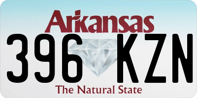 AR license plate 396KZN