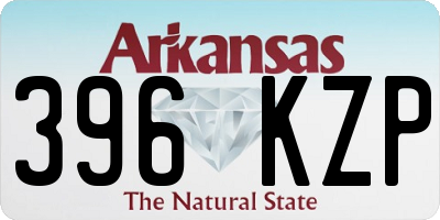 AR license plate 396KZP