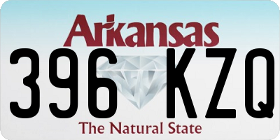 AR license plate 396KZQ