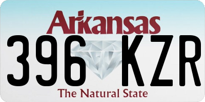 AR license plate 396KZR