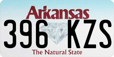AR license plate 396KZS