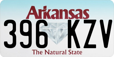 AR license plate 396KZV