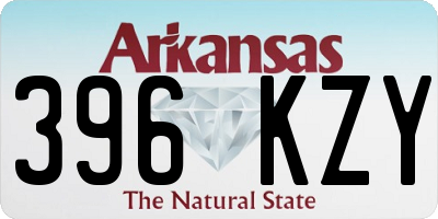 AR license plate 396KZY