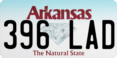 AR license plate 396LAD