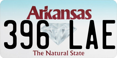 AR license plate 396LAE
