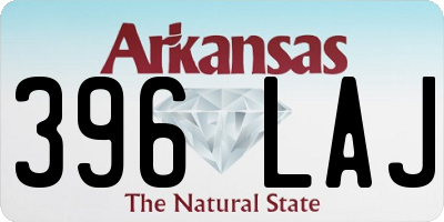 AR license plate 396LAJ