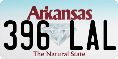 AR license plate 396LAL