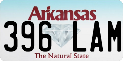 AR license plate 396LAM
