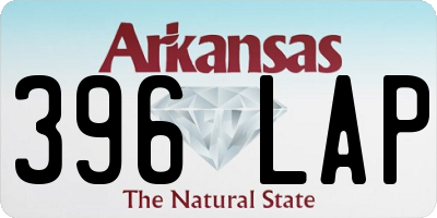 AR license plate 396LAP
