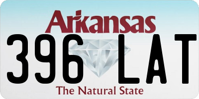 AR license plate 396LAT