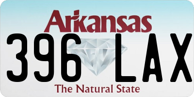 AR license plate 396LAX