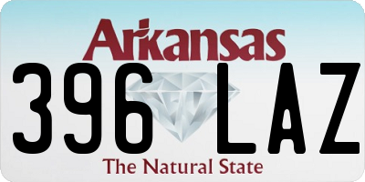 AR license plate 396LAZ