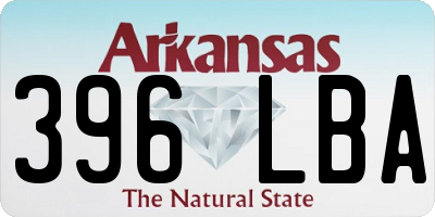 AR license plate 396LBA
