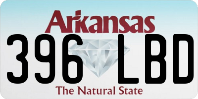 AR license plate 396LBD