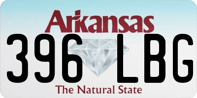 AR license plate 396LBG