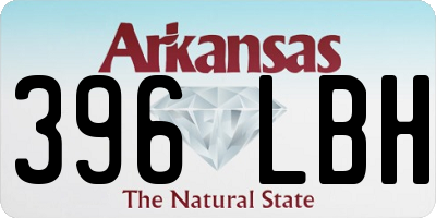 AR license plate 396LBH