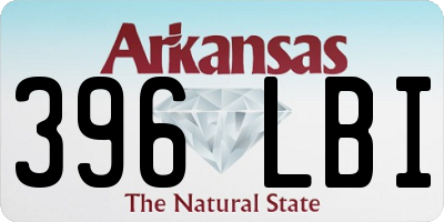 AR license plate 396LBI
