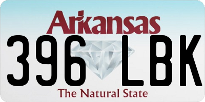 AR license plate 396LBK