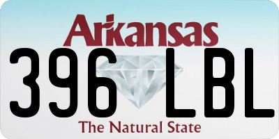 AR license plate 396LBL