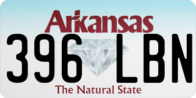 AR license plate 396LBN
