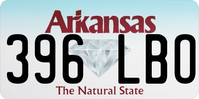 AR license plate 396LBO