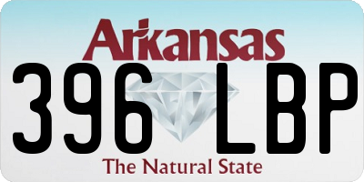 AR license plate 396LBP