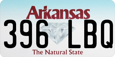 AR license plate 396LBQ