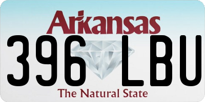 AR license plate 396LBU