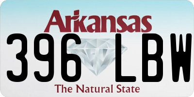 AR license plate 396LBW