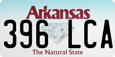 AR license plate 396LCA