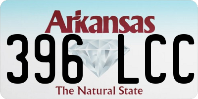 AR license plate 396LCC