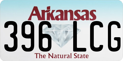 AR license plate 396LCG