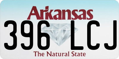 AR license plate 396LCJ