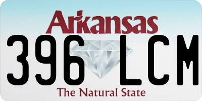 AR license plate 396LCM