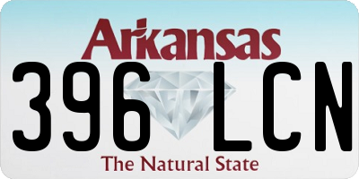 AR license plate 396LCN
