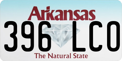 AR license plate 396LCO