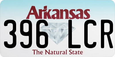 AR license plate 396LCR