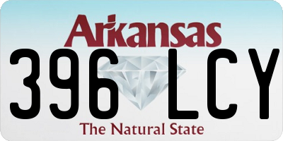 AR license plate 396LCY