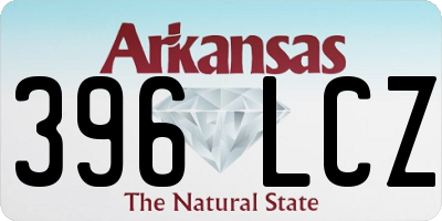 AR license plate 396LCZ